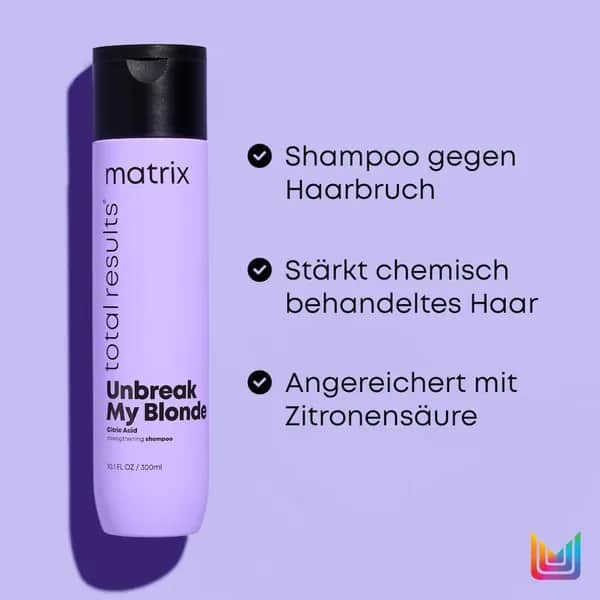 Unbreak My Blonde - Matrix Unbreak My Blonde Shampoo für strapaziertes und chemisch behandeltes Haar.